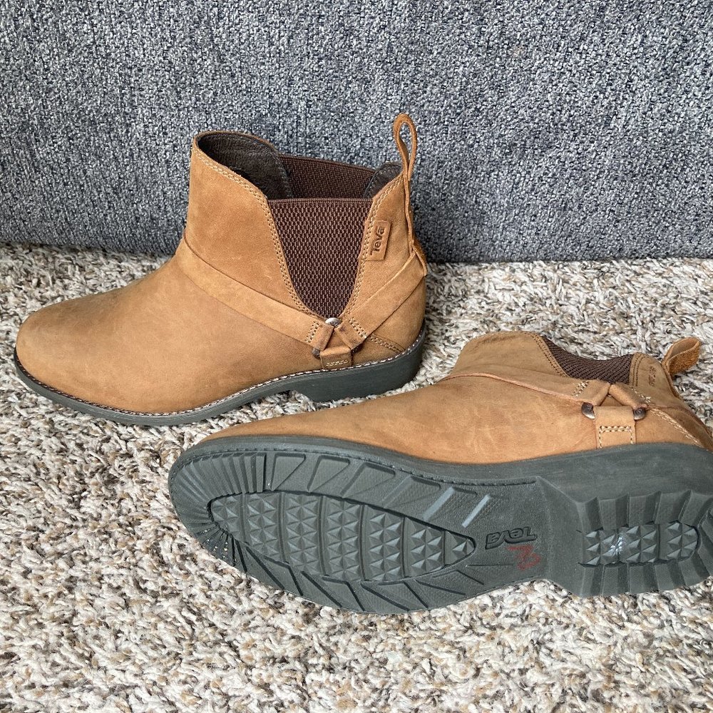 Teva Tan Waterproof Pull On Ankle Boots